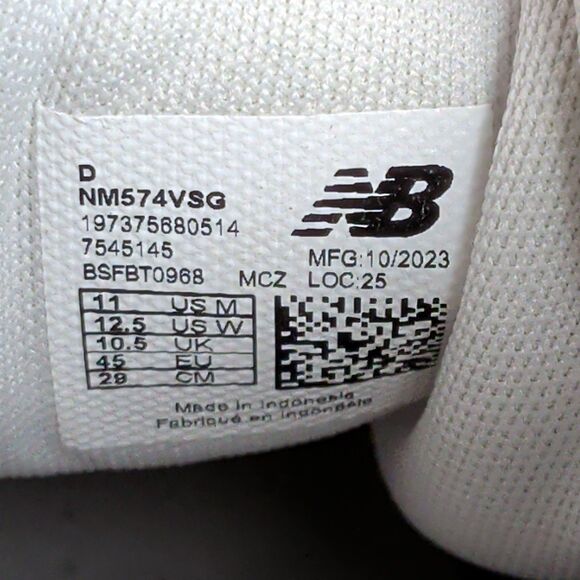 New Balance Numeric 574 Mens 11 Sea Salt Spruce Shoes Sneakers Skate NM574VSG - Picture 12 of 12